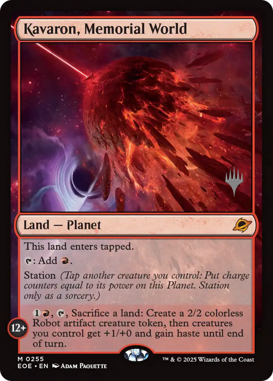 Kavaron, Memorial World (0255) (Promo Pack) - Foil