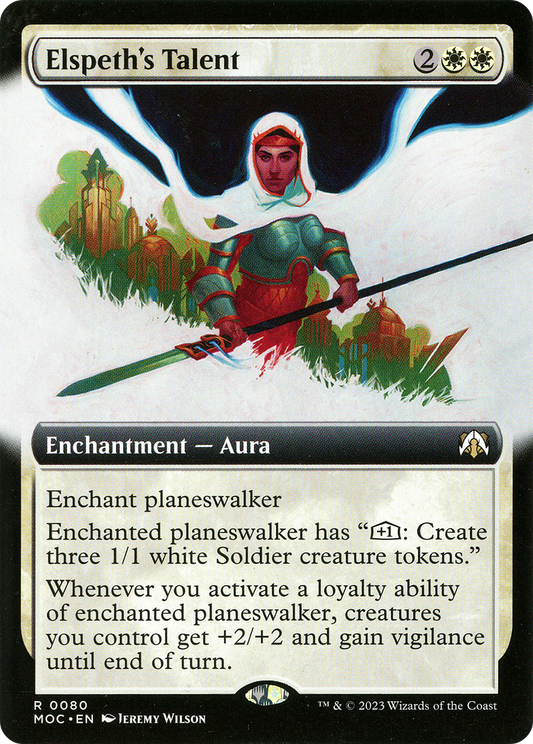 Elspeth's Talent (0080) (Extended Art) - Foil