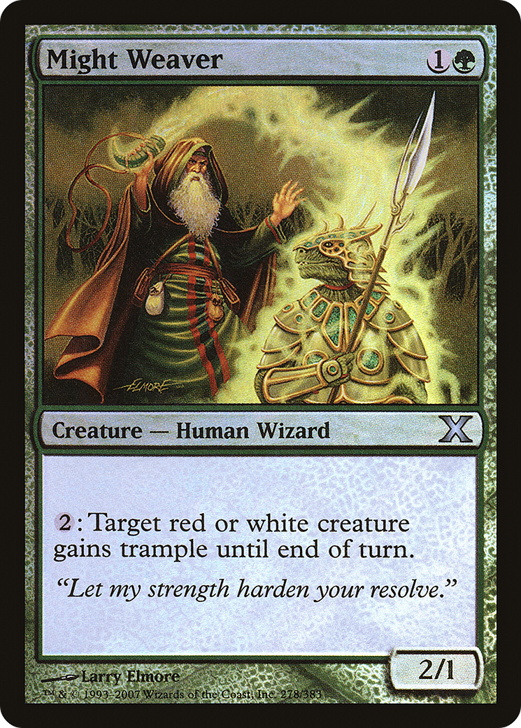 Might Weaver - Foil