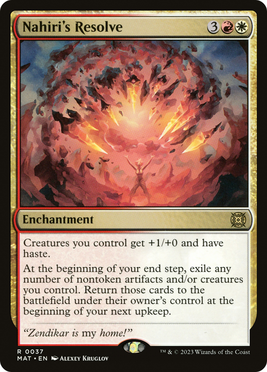 Nahiri's Resolve - Foil