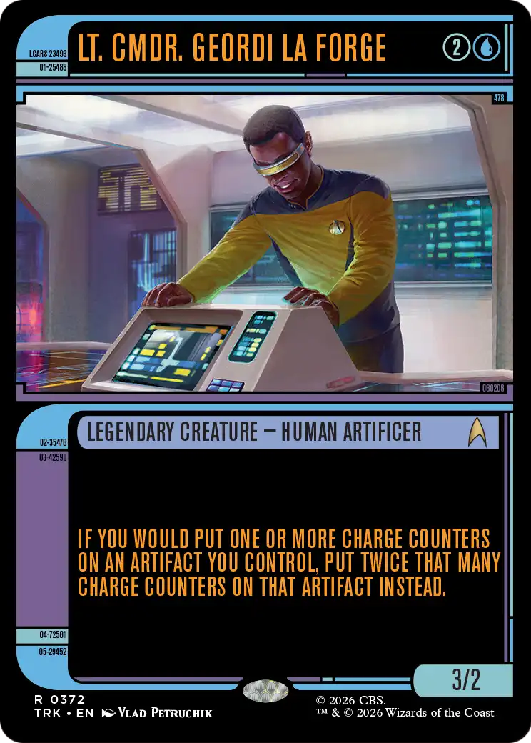 Lt. Cmdr. Geordi La Forge (0372) (Showcase) (TRK) - Foil