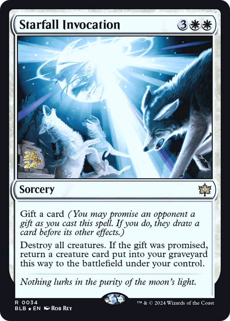 Starfall Invocation (0034) (Prerelease) - Foil