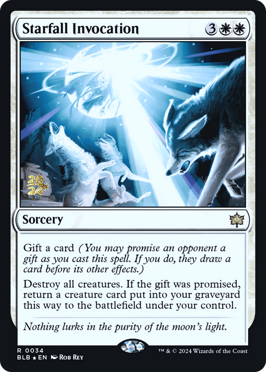 Starfall Invocation (0034) (Prerelease) - Foil
