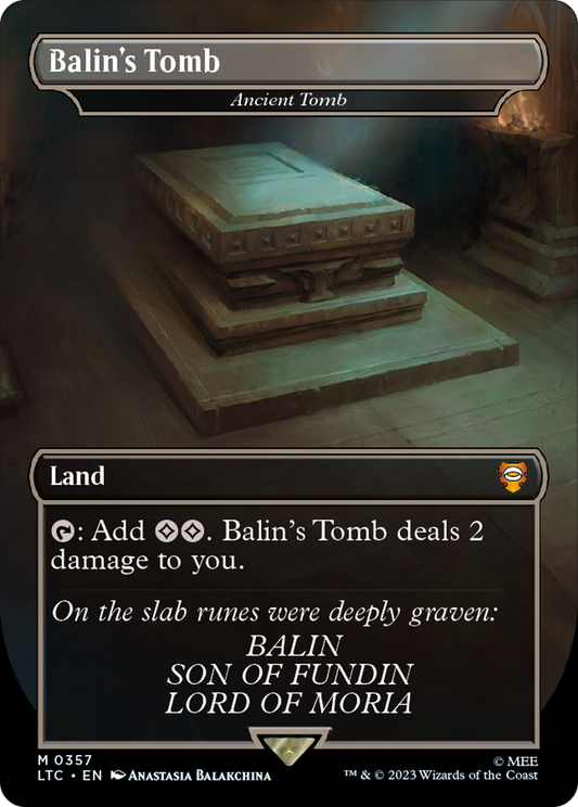 Balin's Tomb [Ancient Tomb] (0357) (Borderless) - Foil