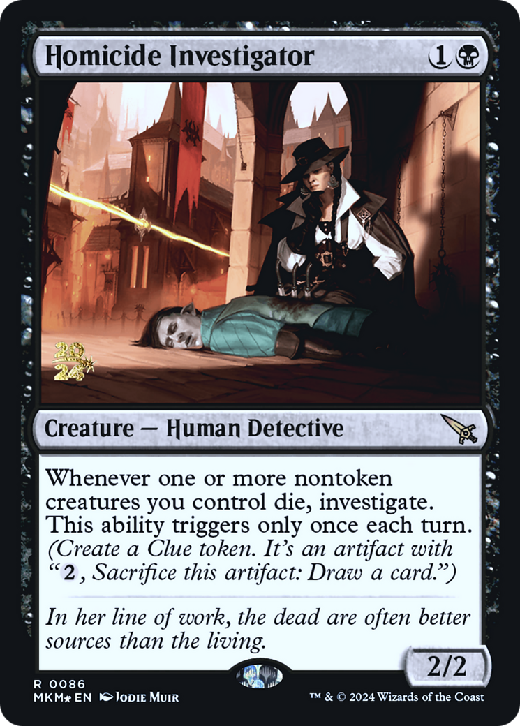 Homicide Investigator (0086) (Prerelease) - Foil