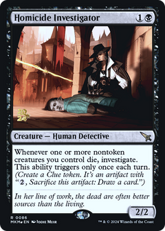 Homicide Investigator (0086) (Prerelease) - Foil