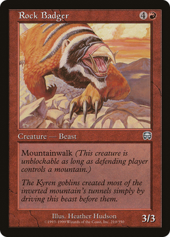 Rock Badger - Foil