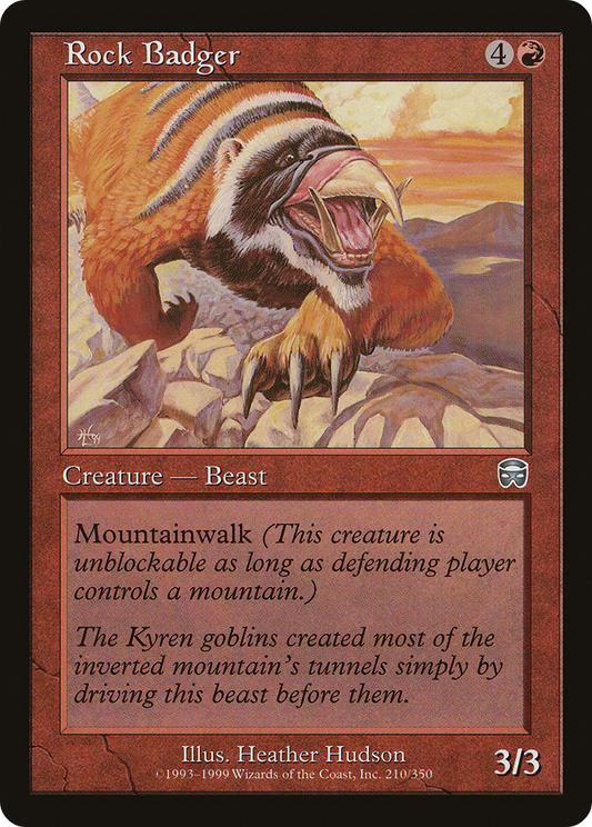 Rock Badger - Foil
