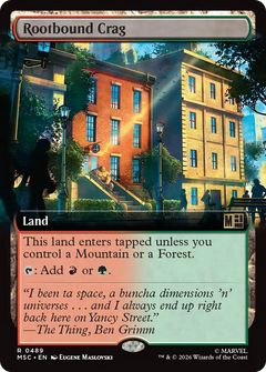 Rootbound Crag (0489) (Extended Art) (MSC)