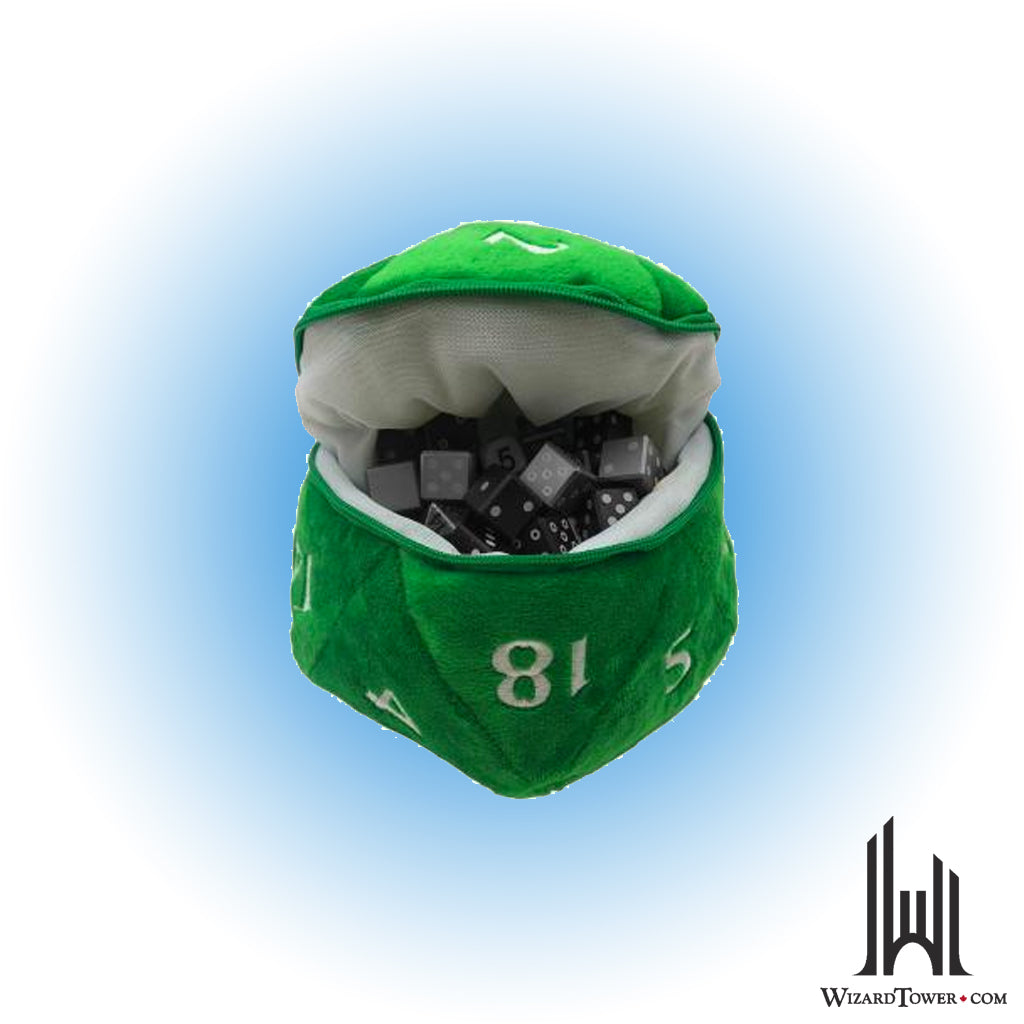 Dice Bag - Green D20