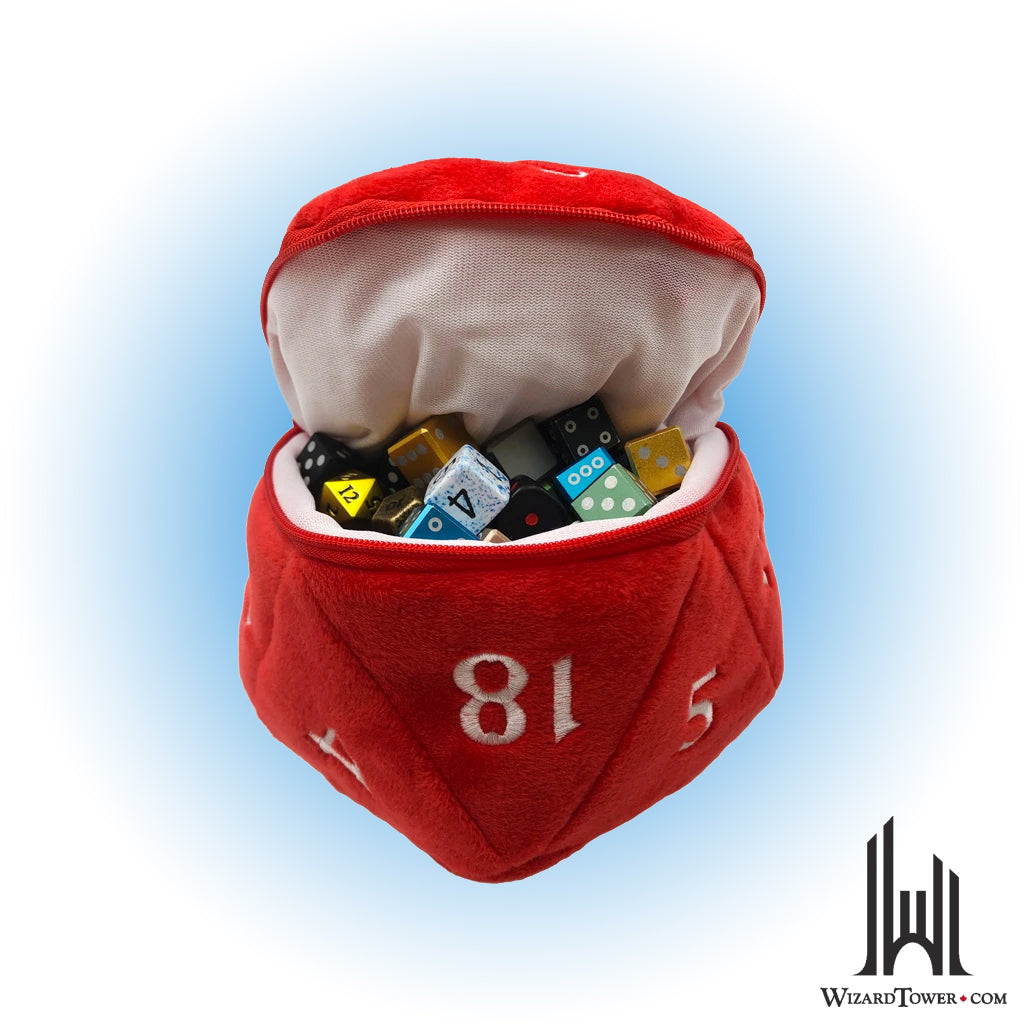 Dice Bag - Red D20