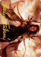 Dragon's Rage Channeler (35/81) Art Card (AMH2) - Gold-Stamped Signature