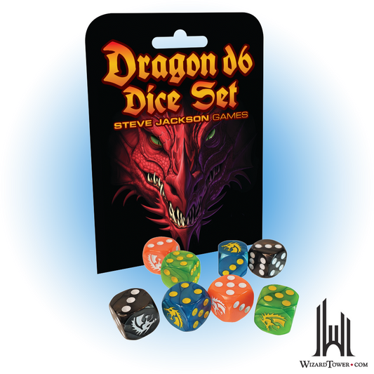 Dice Set - Dragon Assorted d6 6ct