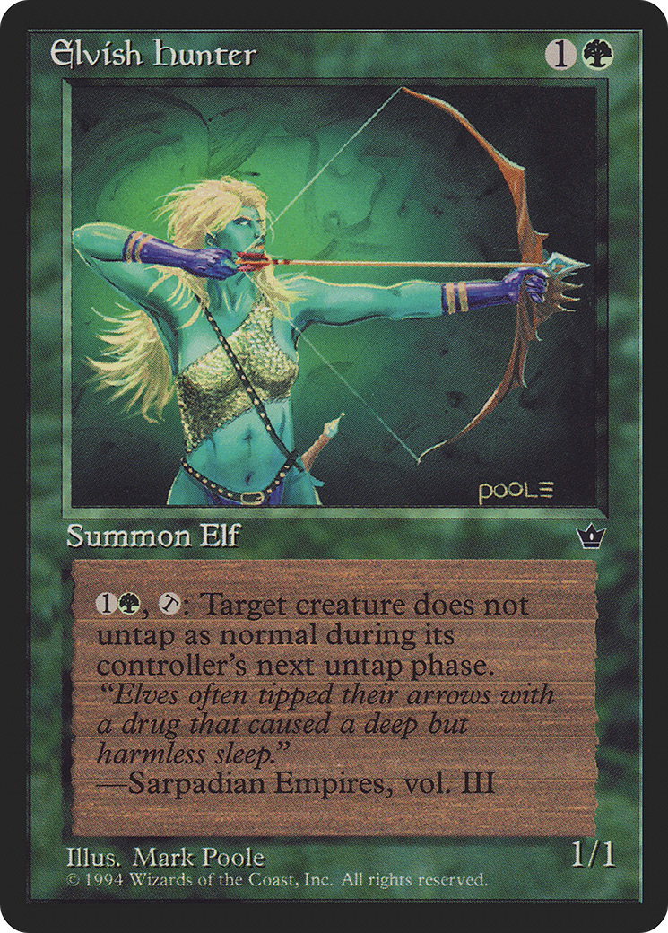 Elvish Hunter (Illus. Mark Poole)