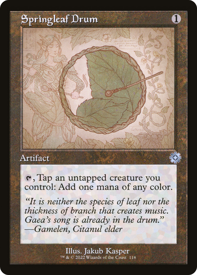 Springleaf Drum (118) (Showcase) - Foil