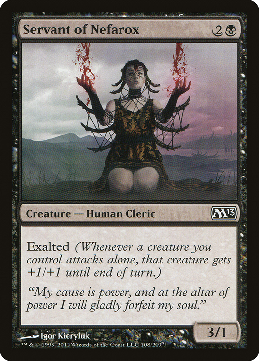 Servant of Nefarox - Foil