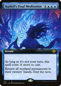 Hurkyl's Final Meditation (315) (Extended Art) - Foil