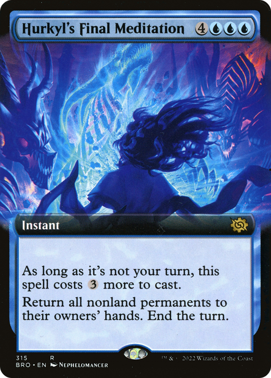 Hurkyl's Final Meditation (315) (Extended Art) - Foil