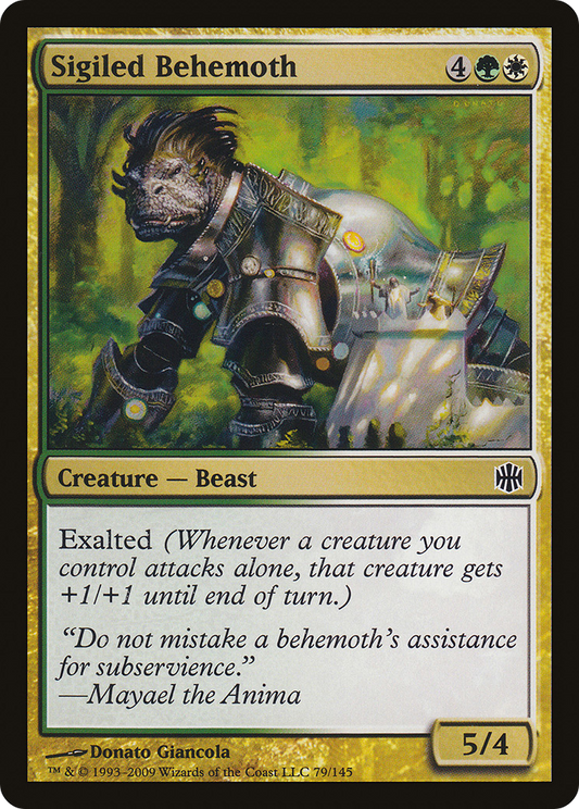 Sigiled Behemoth - Foil