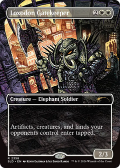 Loxodon Gatekeeper (2358) (Borderless) (SLD) - Foil