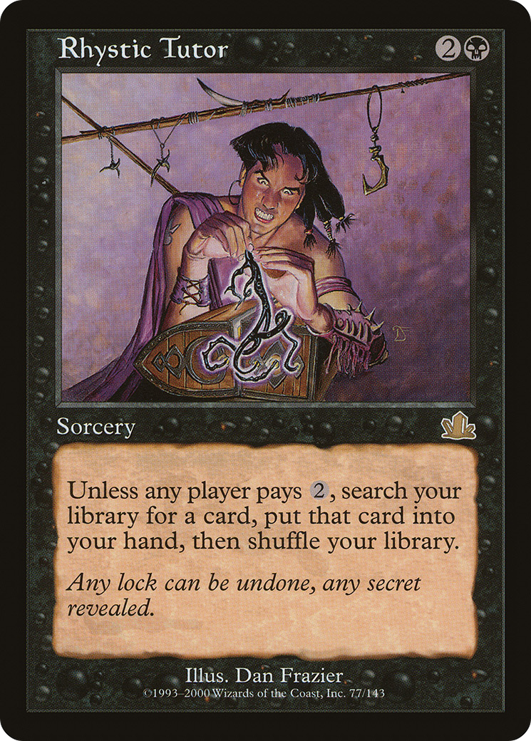 Rhystic Tutor - Foil