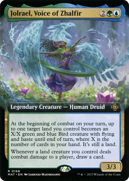 Jolrael, Voice of Zhalfir (0168) (Extended Art) - Foil