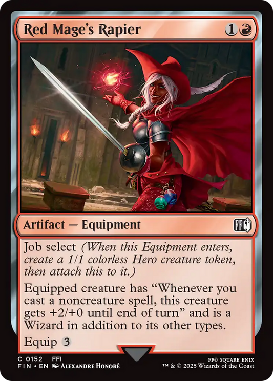 Red Mage's Rapier - Foil