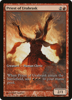 Priest of Urabrask - Extended Art Game Day Promo
