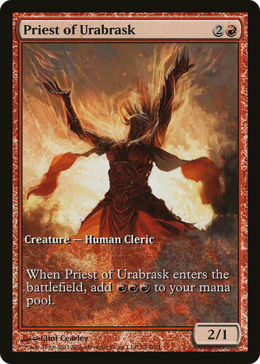 Priest of Urabrask - Extended Art Game Day Promo