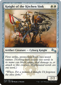 Knight of the Kitchen Sink (Two-Word Names) - Foil