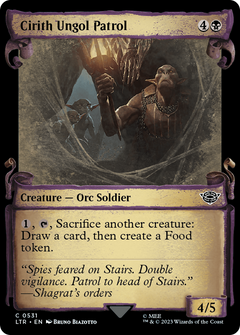 Cirith Ungol Patrol (0531) (Showcase) - Silver Foil