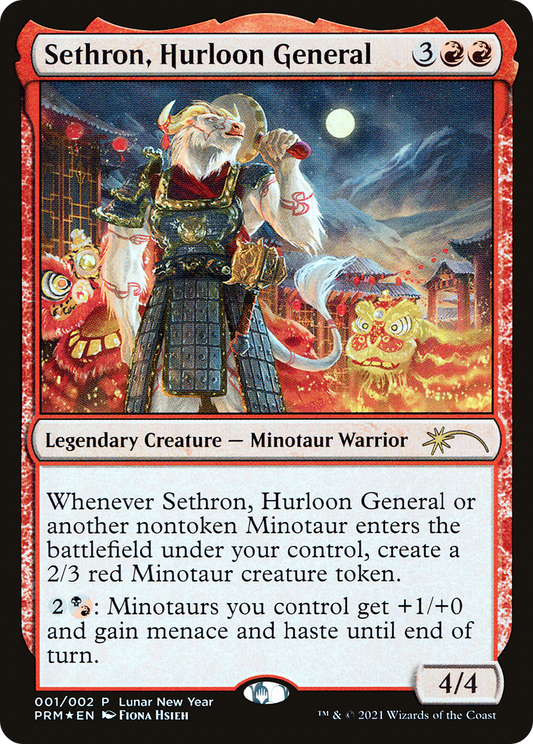 Sethron, Hurloon General (001) (Lunar New Year) - Foil