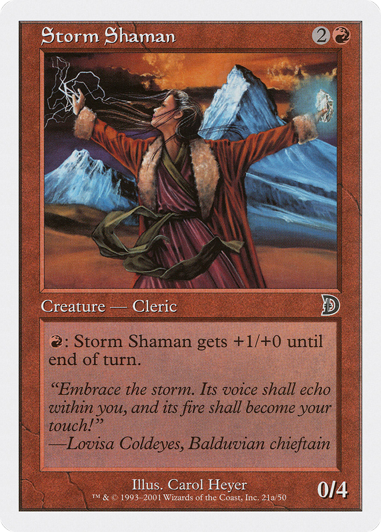 Storm Shaman (21A)