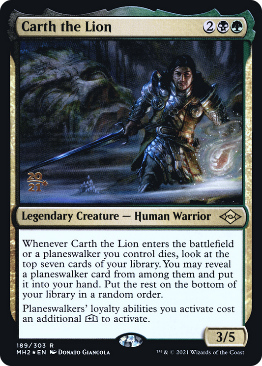 Carth the Lion (189) (Prerelease) - Foil