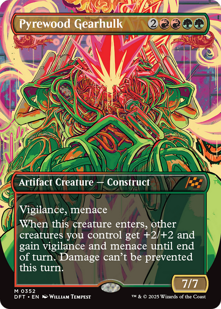 Pyrewood Gearhulk (0352) (Borderless) - Foil
