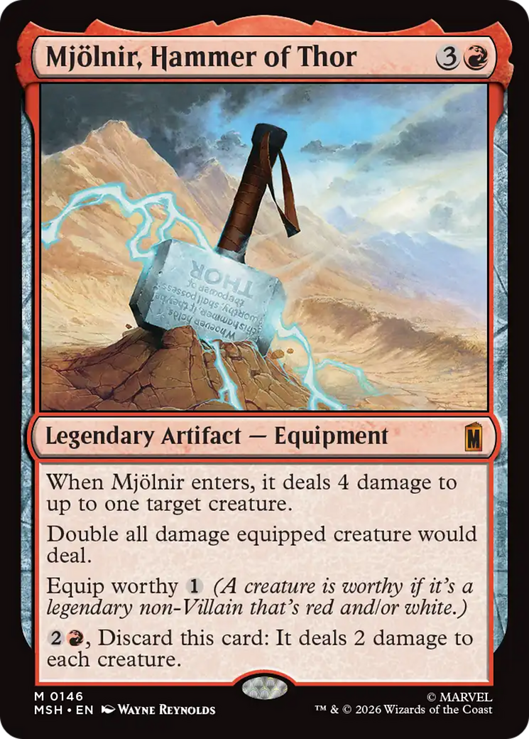 Mjölnir, Hammer of Thor (0146) (MSH) - Foil
