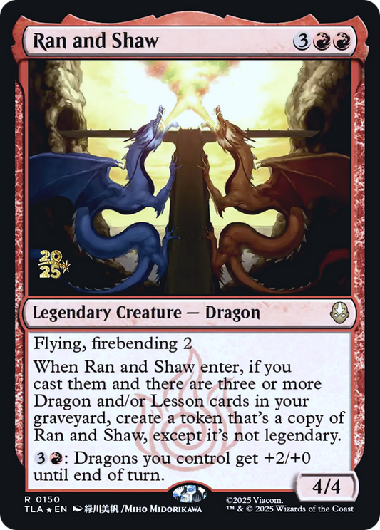 Ran and Shaw (0150) (Prerelease) (PTLA) - Foil