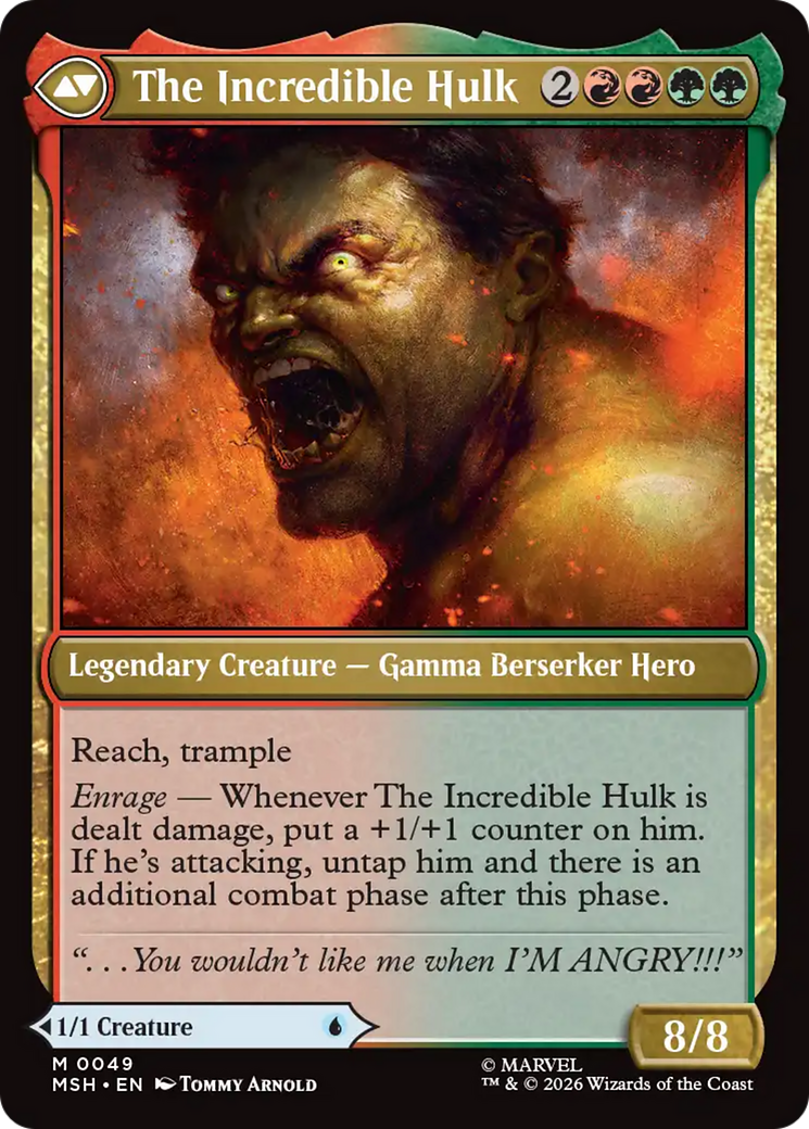 Bruce Banner // The Incredible Hulk (0049) (MSH) - Foil