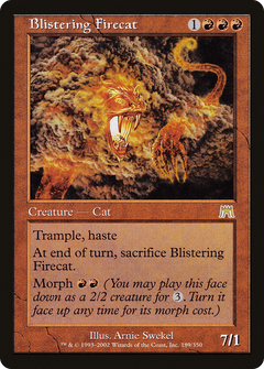 Blistering Firecat - Foil