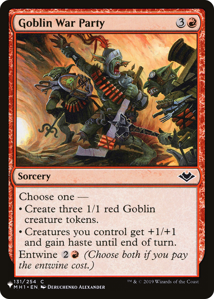 Goblin War Party (MH1-131) (PLST)
