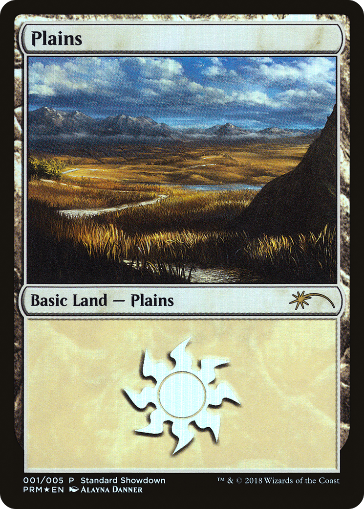 Plains (001) (2018) (Standard Showdown) - Foil