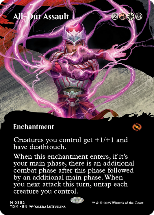 All-Out Assault (0352) (Borderless) - Foil