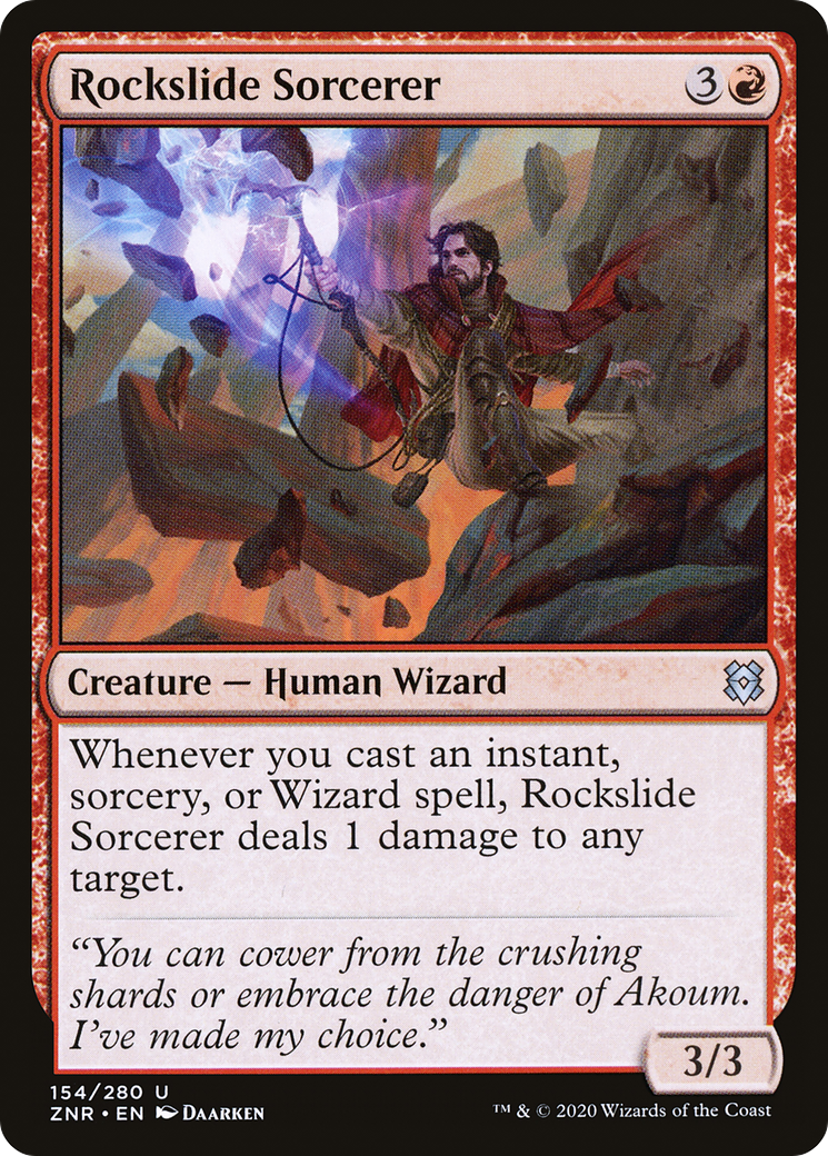 Rockslide Sorcerer - Foil