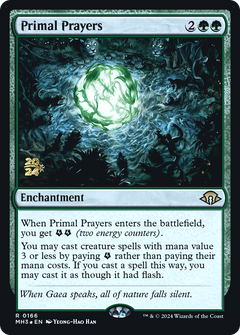 Primal Prayers (0166) (Prerelease) - Foil