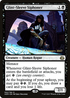 Glint-Sleeve Siphoner (062) (Prerelease) - Foil