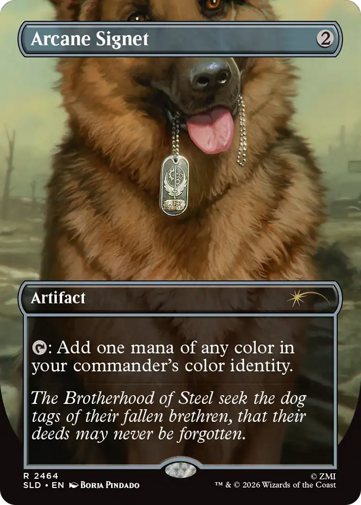 Arcane Signet (2464) (Borderless) (SLD)