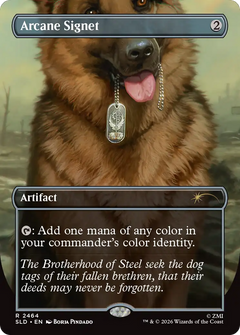 Arcane Signet (2464) (Borderless) (SLD)