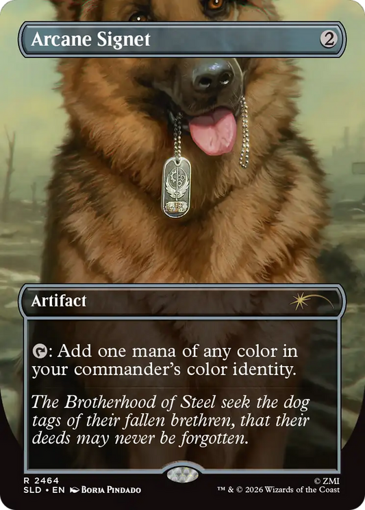 Arcane Signet (2464) (Borderless) (SLD)