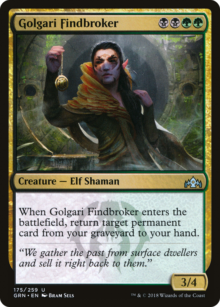 Golgari Findbroker - Foil