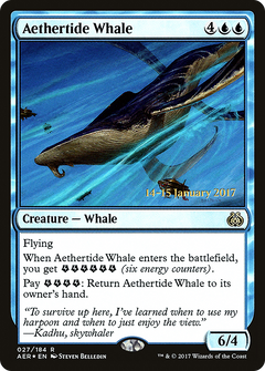 Aethertide Whale (027) (Prerelease) - Foil